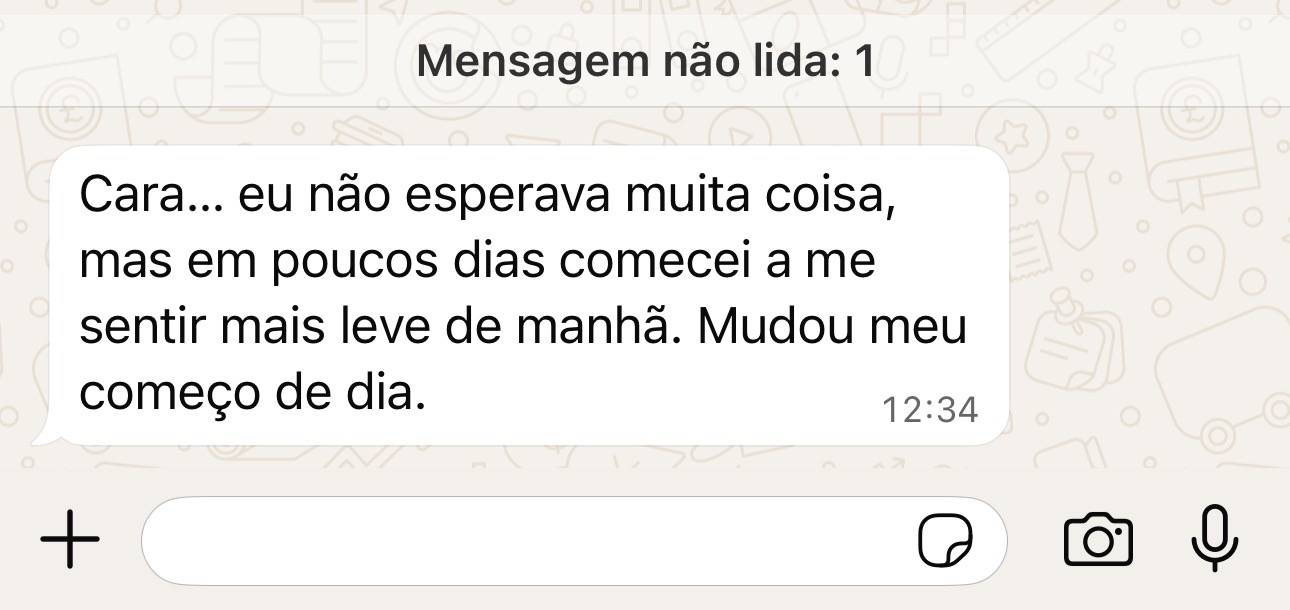 Depoimento 1 de aluno do Despertar Diário