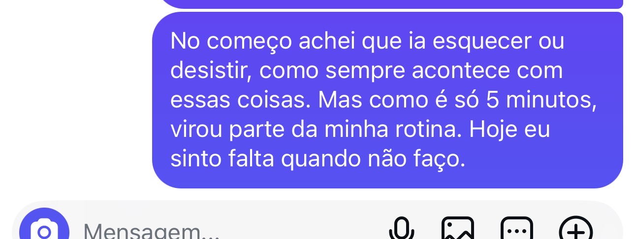 Depoimento 4 de aluno do Despertar Diário